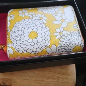 Trina Turk Yellow and White Floral Bag